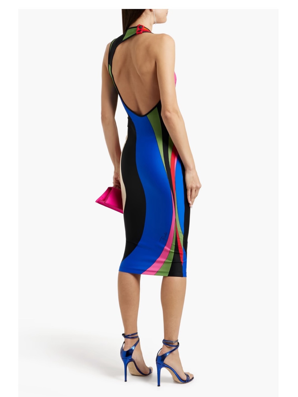 Pucci Multicolor Graphic stretch Dress - Picture 3 of 6